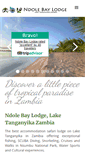 Mobile Screenshot of ndolebaylodge.com